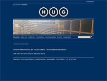 Tablet Screenshot of hug-stahlrohre.ch